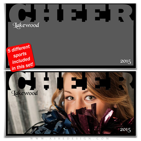 Sports Photo Collage Set 10x20 | Fall & Winter Sports cheer