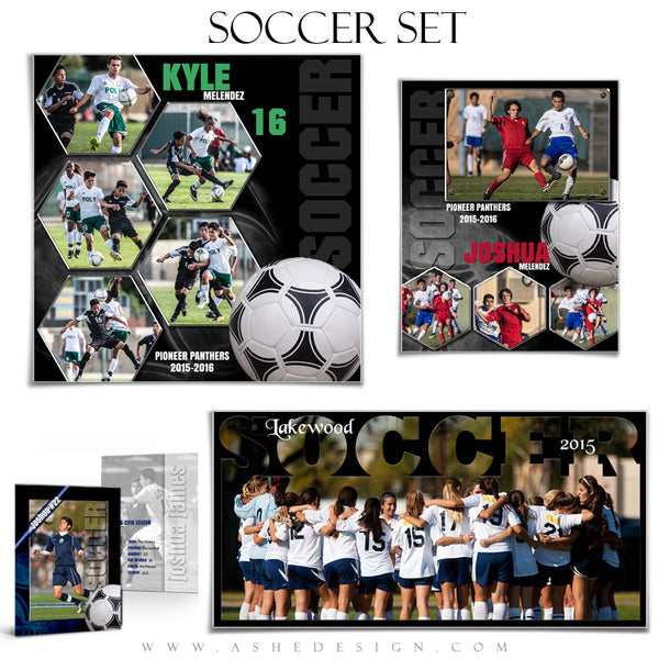 Sports Template Set 2 | Soccer full set