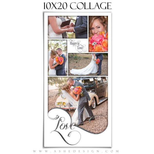 Collage Template | Simply Worded Love 10x20