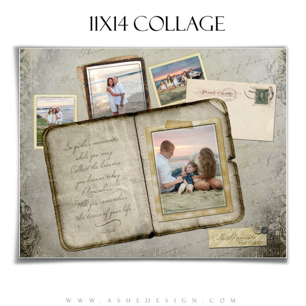 Amped Photoshop Collage Templates for Photographers | Collect Moments 11x14
