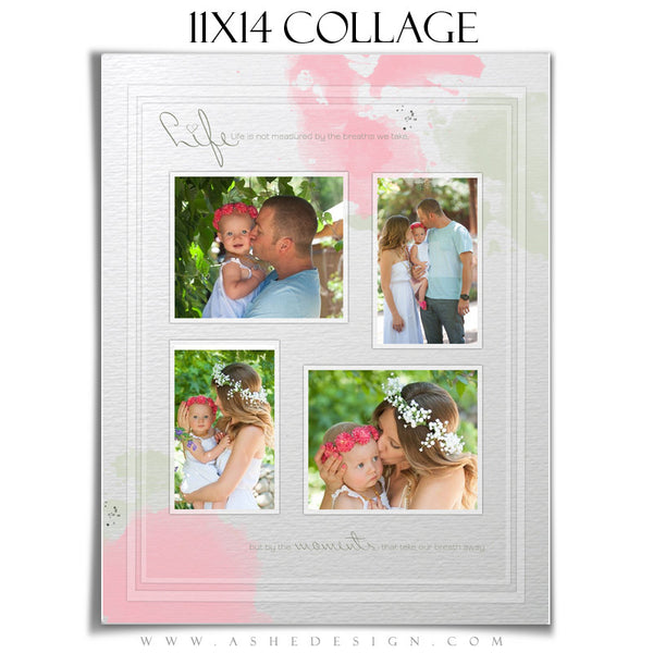 Collage Template 11x14 | Watercolors