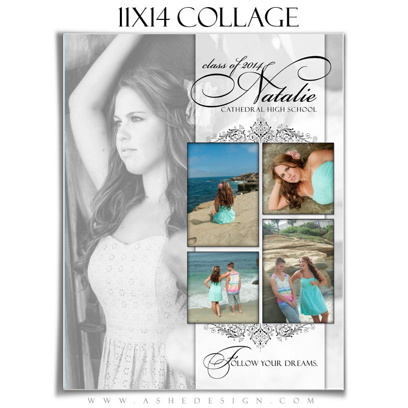 Ashe design | Simply Classic 11x14 Photography Template