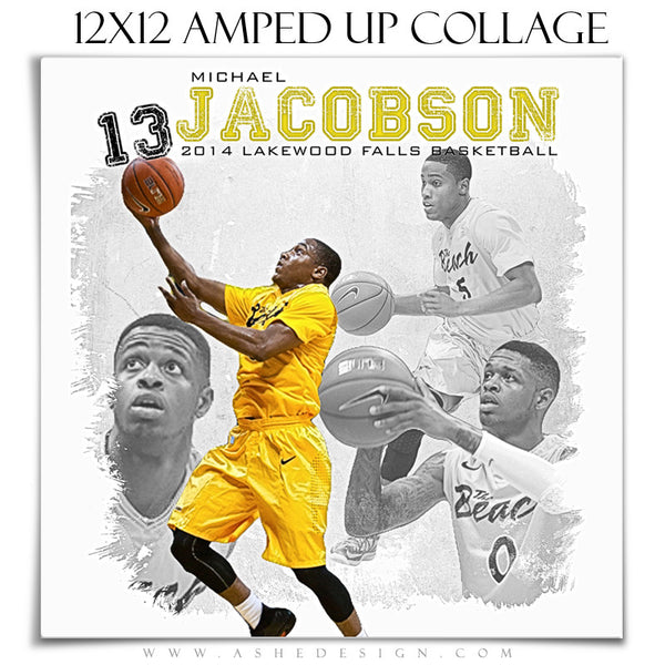 Amped Collage Set | Game Day 12x12