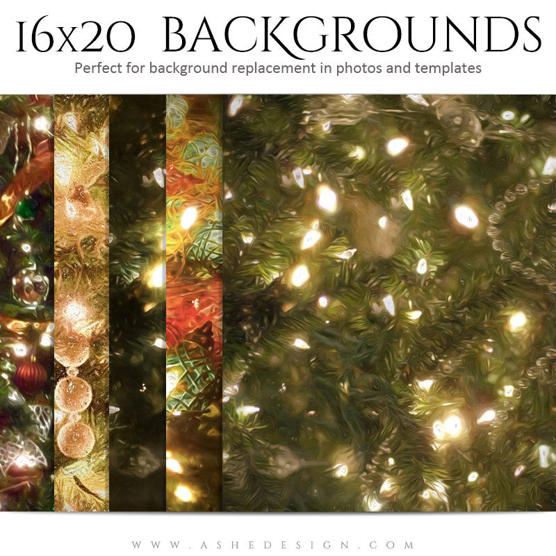 Photography Holiday Background Set | Impressionistic Holidays