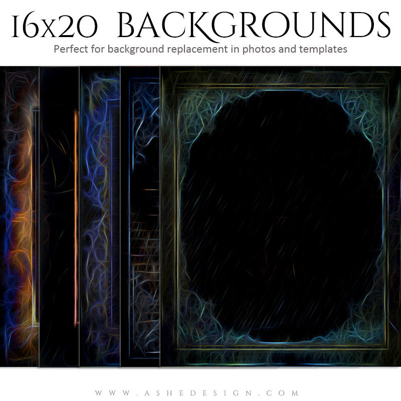 Photography Backdrops 16x20 | Neon set