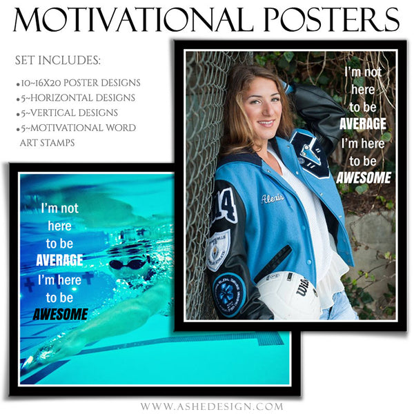 Poster Photography Templates | Motivational Set 8-5