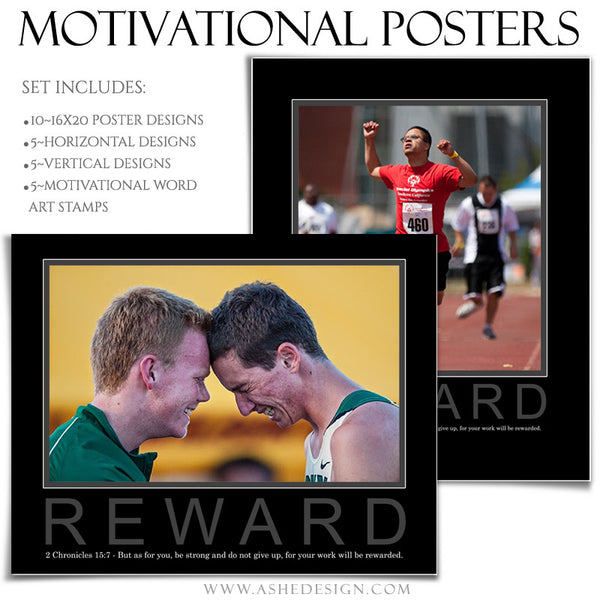 Sports Poster Templates | Motivational Set 10 REWARD