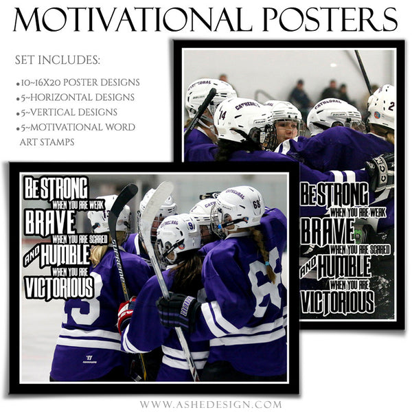 Poster Photography Templates | Motivational Set 8-4