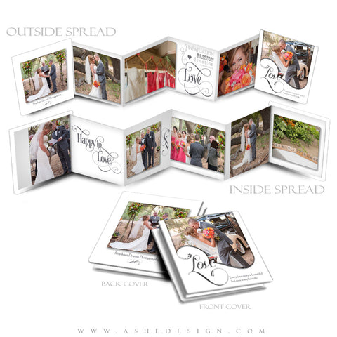 Accordion Mini Photo Book | Simply Worded Love