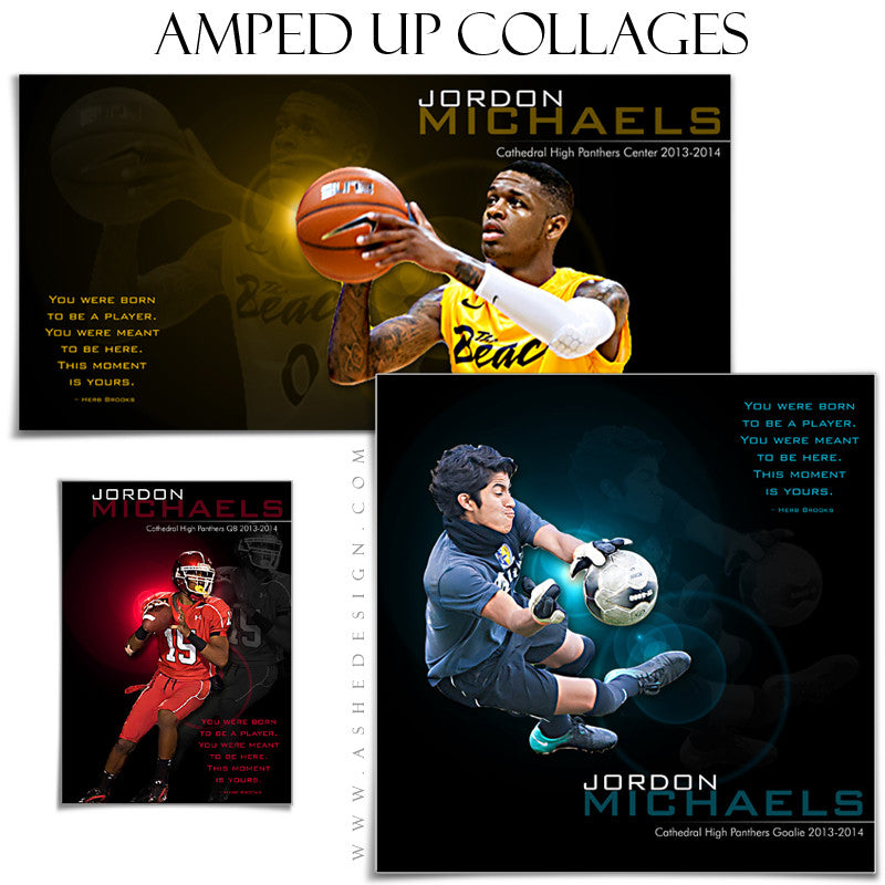 Sports Collage Templates | This Moment Is Yours