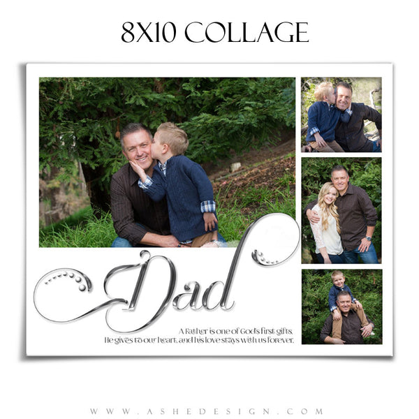 Father Collage 8x10 | Simply Worded Dad