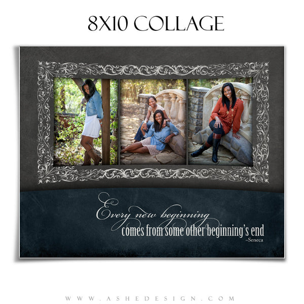 Chalkboard Senior Girl 8x10 Collage web display