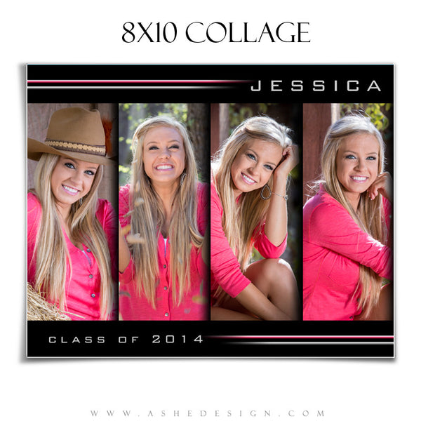 Collage Templates | Streak Of Light 8x10