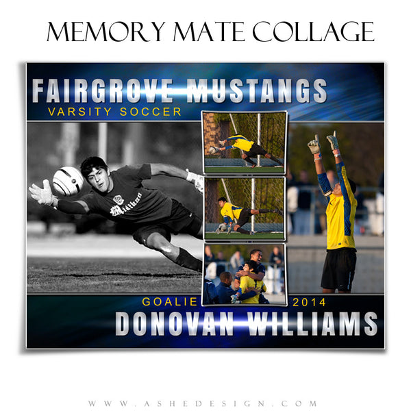 Sports Memory Mate Templates | Light Burst HZ