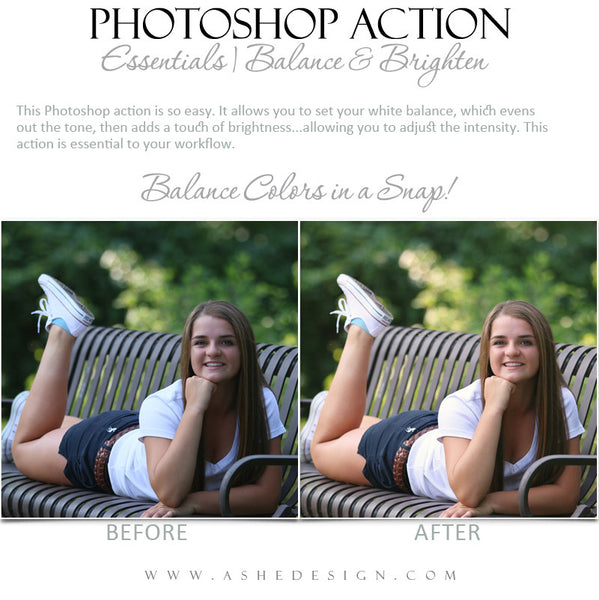 Photoshop Action | Essentials - Balance & Brighten2