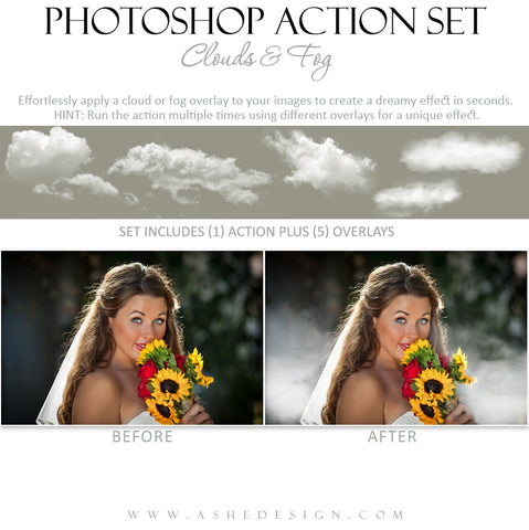 Photoshop Action | Overlays | Clouds & Fog 1
