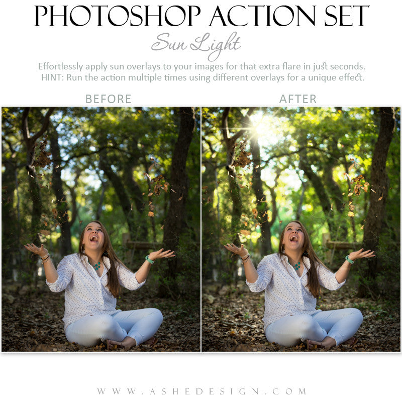 Photoshop Action | Overlays | Sun Light 2