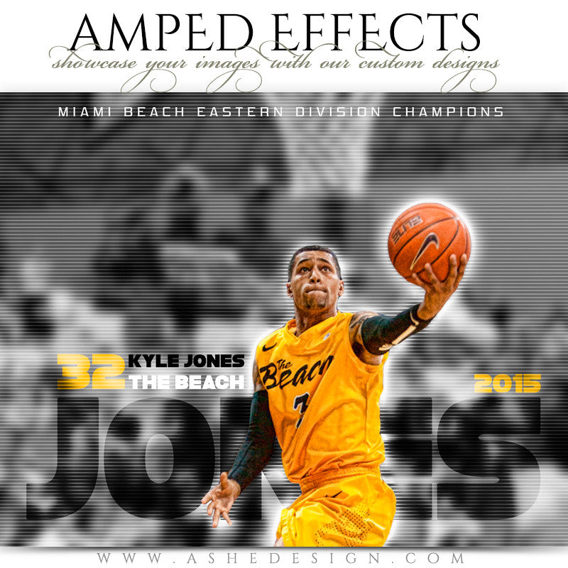 Ashe Design | Amped Effects Sports Templates | Standout