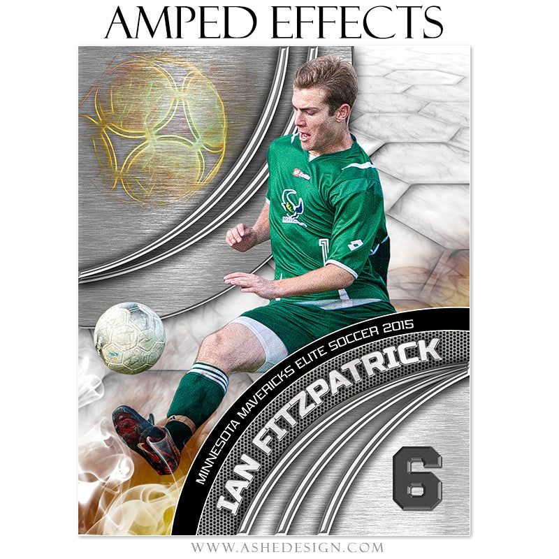 Ashe Design | Amped Effects Sports Templates | Precision Performance Soccer