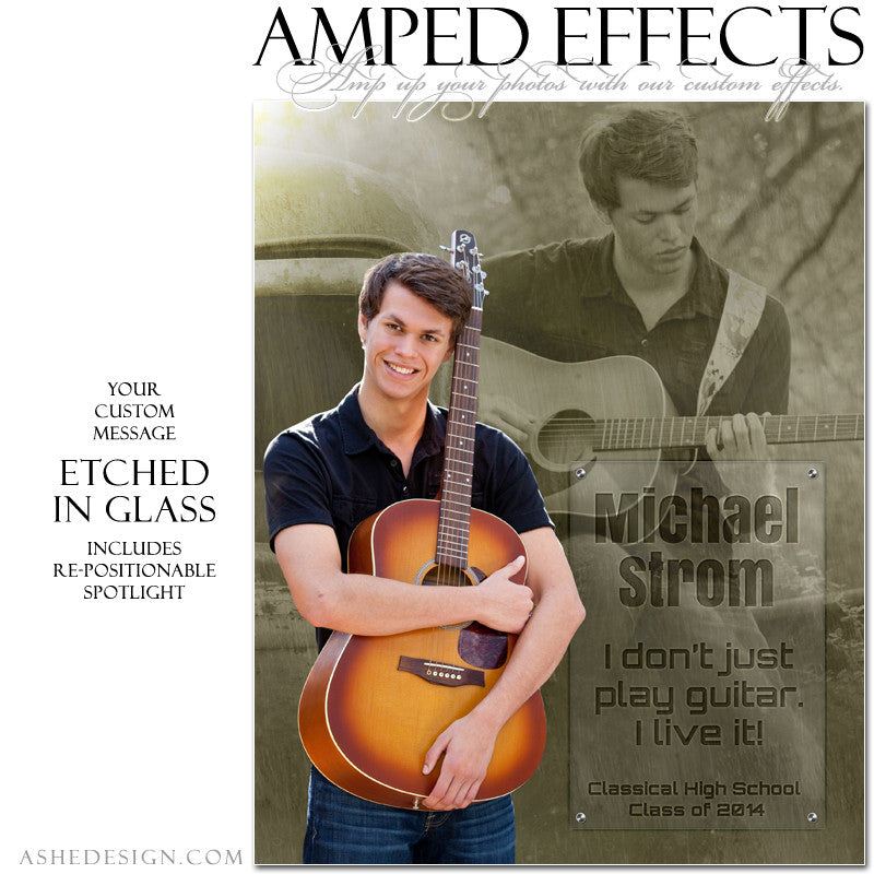 Ashe Design | Amped Effects Senior Templates | Inscription senior2 web display