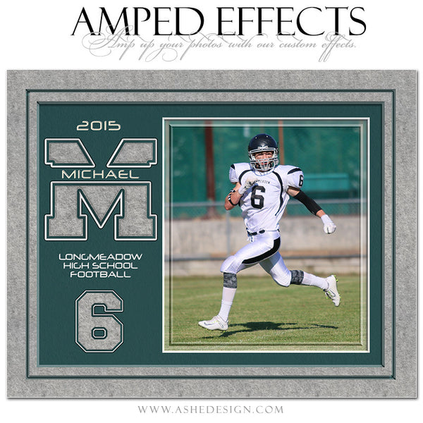 Ashe Design | Amped Effects Sports Templates | Varsity Letter Felt