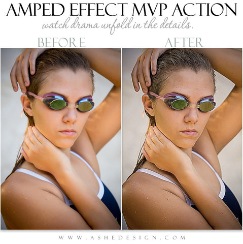 Ashe Design | Photoshop Action | Amped Effect MVP  1