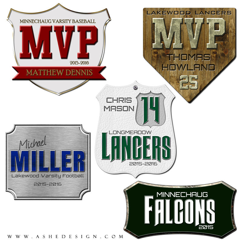Ashe Design | Amped Up Word Art Set | Sports Shields set