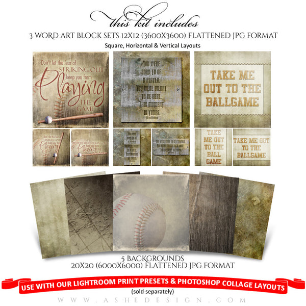 Sports Collage Accessory Kit | Play Ball