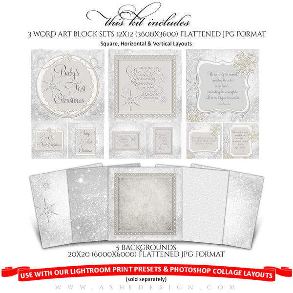 Snow Babies Collage Accessory Kit web display