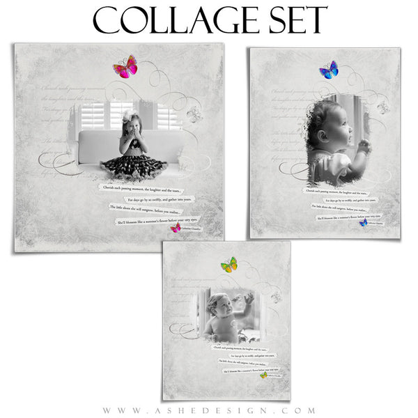 Subtle Focus - Blossom Collage Set full set web display