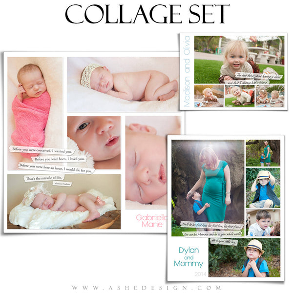 Family Ties Collages full set web display