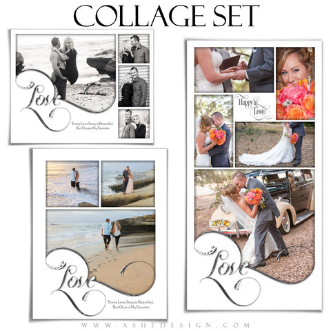 Collage Templates | Simply Worded Love full set