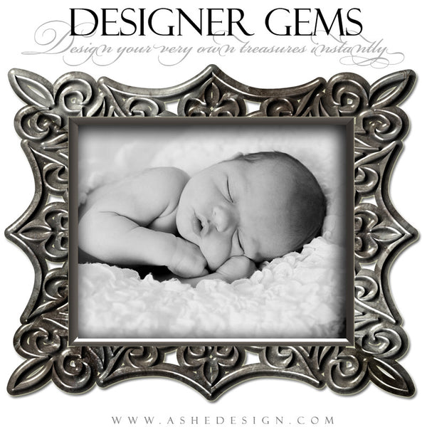 Designer Gems Pewter Frames example web display