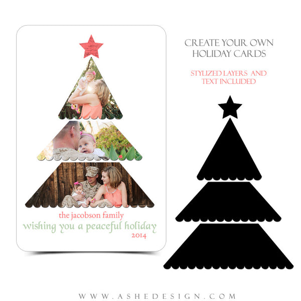 Designer Gems for Photoshop | Christmas Tree Photo Masks example2
