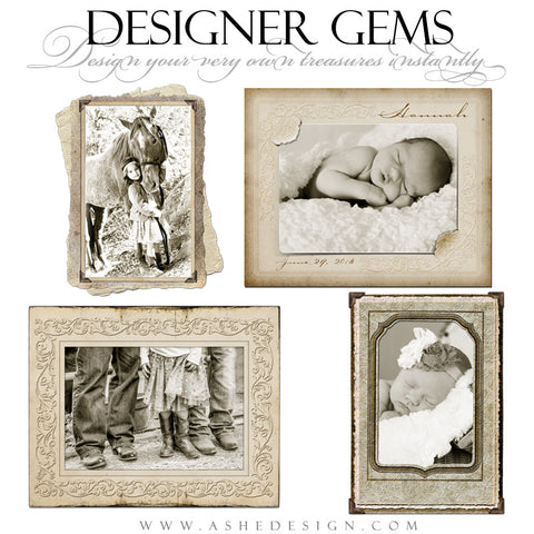 Designer Gems - Victorian Photo Frames full set web display