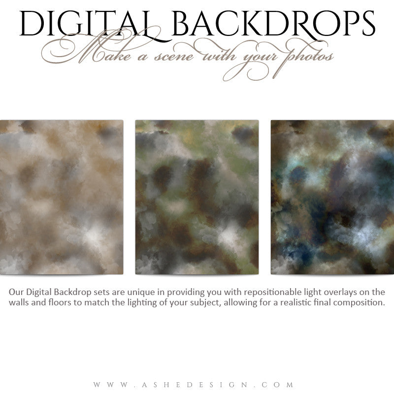 Digital Props Backdrops | Old World Masters 02 full set web display
