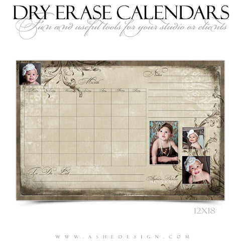 Dry Erase Calendar Designs - Catherine Alise