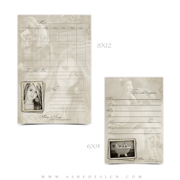 Dry Erase Calendar Designs - Antique Fairy Tale