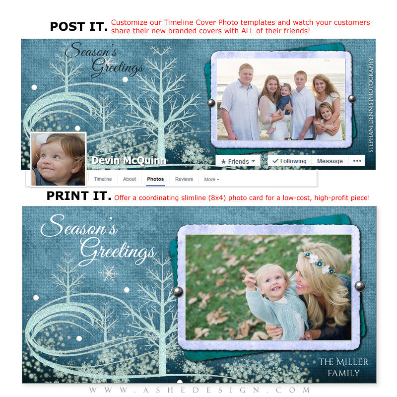 Post & Print Templates | Winter Wonderland