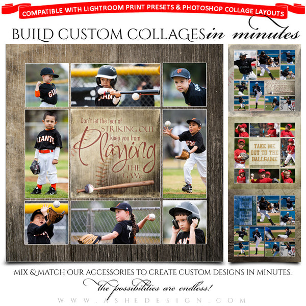 Sports Collage Accessory Kit | Play Ball examples