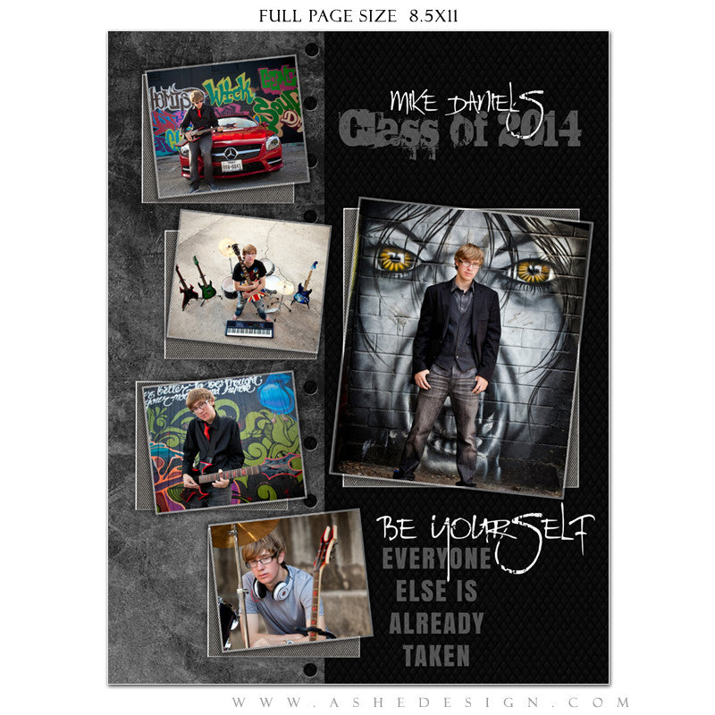 Black Leather YB Ads full page web display