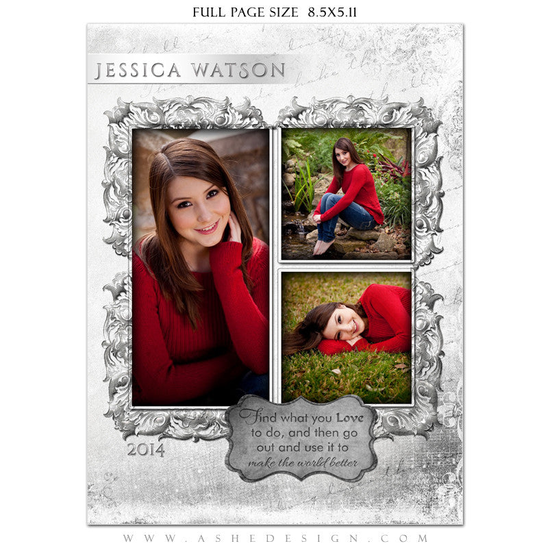 Softly Spoken - Yearbook Ads for Photographers
