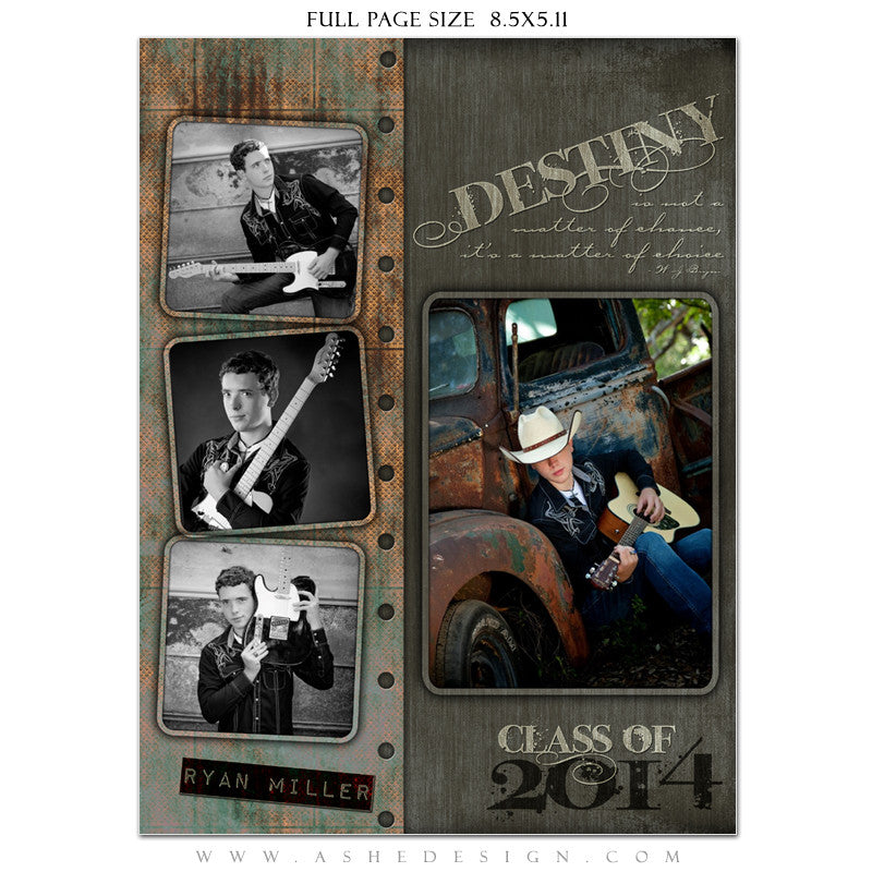 Urban Blade - Templates for Yearbook Ads