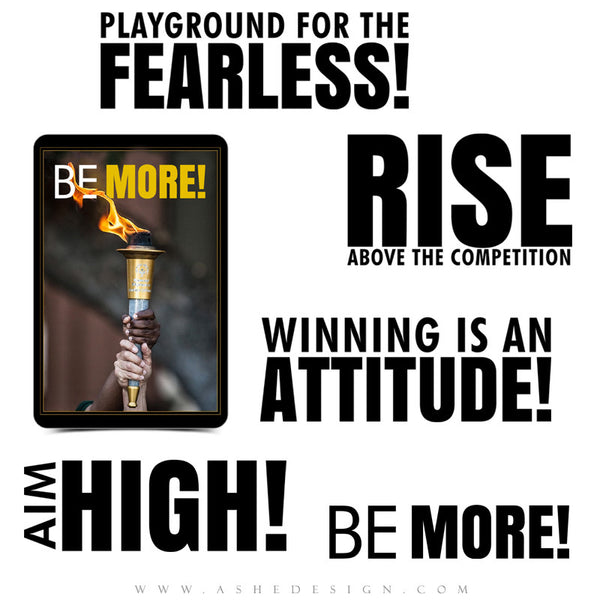 Sports Word Art  | Be More full set