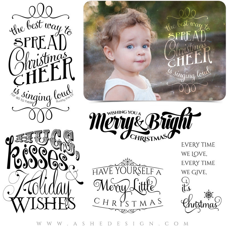 Word Art Collection - Christmas Cheer