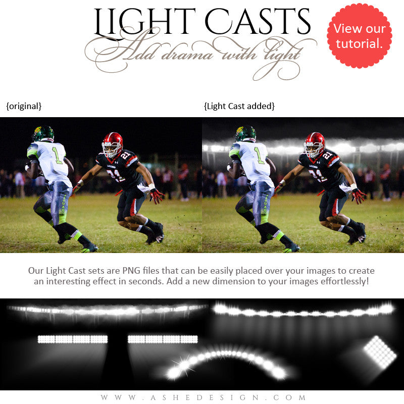 Digital Props for Photographers | Light Casts Sports Stadium2