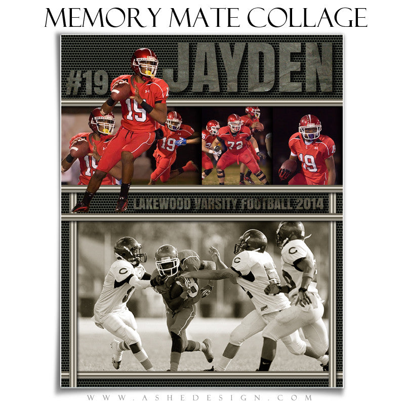 Ashe Design | Iron Works Sports Memory Mate 8x10 VT