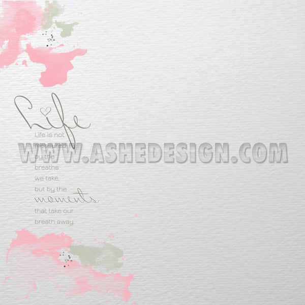 Watercolors Digital Designer Paper Set paper 1