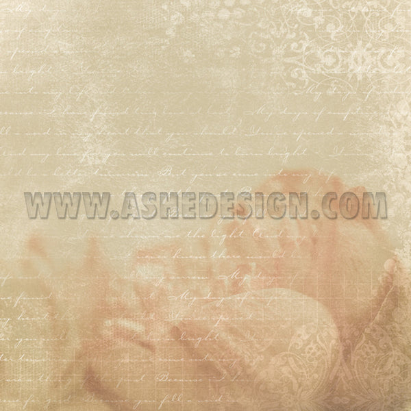 Ashe Design | 12x12 Digital Paper 1 | Soft Rose