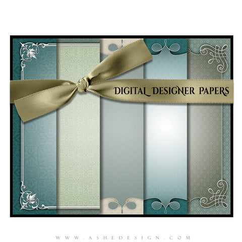 Digital Designer Papers | Elegant Edges2